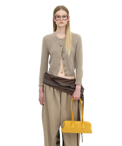 BOAT WIDE MINI [SUEDE MUSTARD]