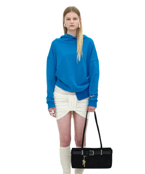 SHOULDER BROCLE [SUEDE BLACK COMBI]