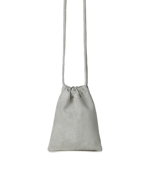 MINI POUCH BAG [SUEDE GRAY]