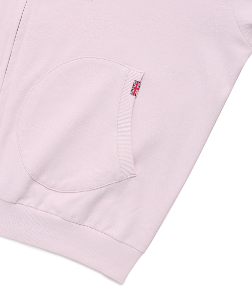 I LOVE MUSIC ZIP UP HOODIE PINK(CV2FFUM481A)