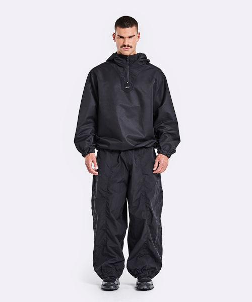 Mesh Anorak - Black