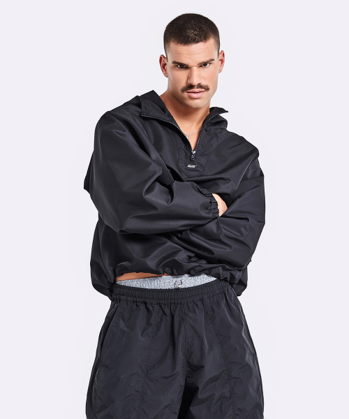 Mesh Anorak - Black