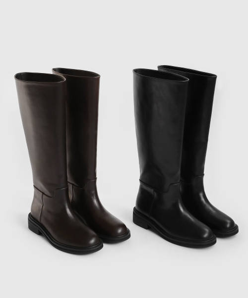 Renvure Round Long Boots (3.5cm)