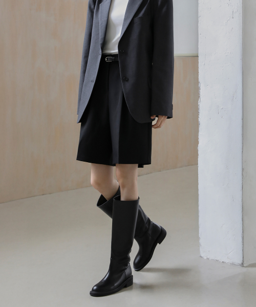 Renvure Round Long Boots (3.5cm)