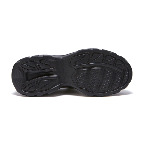 ROMITA Platform Suede Velcro Shoes Black OZSQGA352B