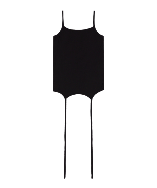 2-WAY STRAP SLEEVELESS (BLACK) F25ZB029