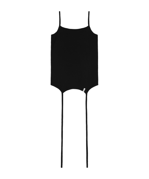 2-WAY STRAP SLEEVELESS (BLACK) F25ZB029