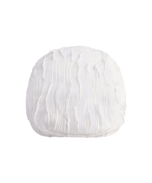 LACE BANDING HUNTING CAP (WHITE) F25QE996