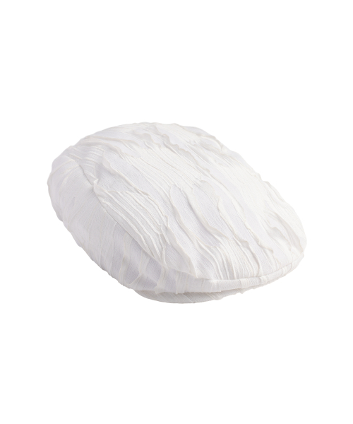 LACE BANDING HUNTING CAP (WHITE) F25QE996