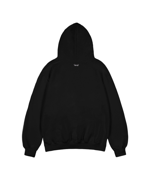 MIX STAR ANGEL PATCH HOODIE (BLACK) F25ZB011