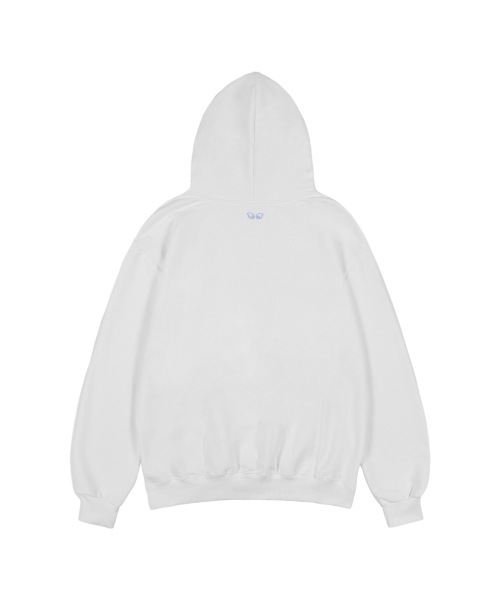 MIX STAR ANGEL PATCH HOODIE (WHITE) F25ZB011