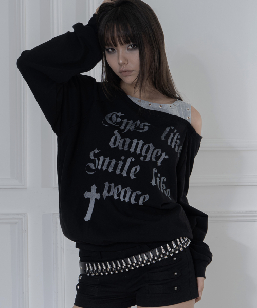 ROSARY NOIRER SWEATSHIRT (BLACK) F25ZB016