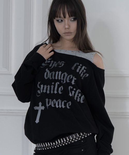 ROSARY NOIRER SWEATSHIRT (BLACK) F25ZB016