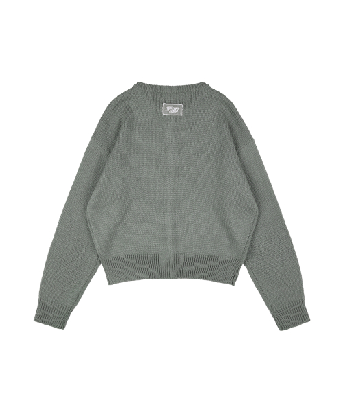 SWALE KNIT CARDIGAN (GRAY) F25ZA007