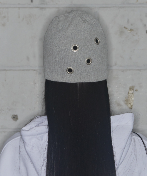 FY EYELET BEANIE (GRAY) F25ZE033