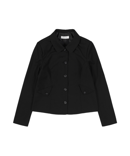CLASSIC BUTTON POINT JACKET (BLACK) F25ZA004