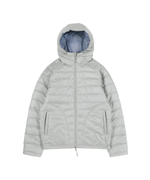 LIGHTWEIGHT SWING PUFFER (LIGHT GRAY) F25ZA001