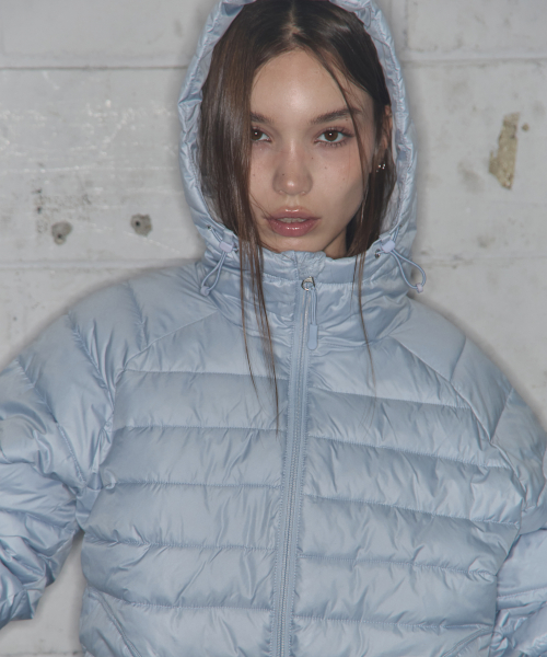 LIGHTWEIGHT SWING PUFFER (SKY BLUE) F25ZA001