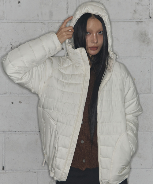 LIGHTWEIGHT SWING PUFFER (IVORY) F25ZA001
