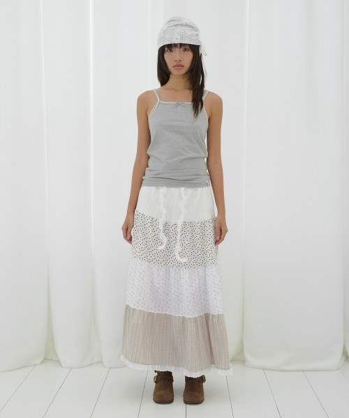 AIRY SLEEVELESS (GRAY) F26QB042