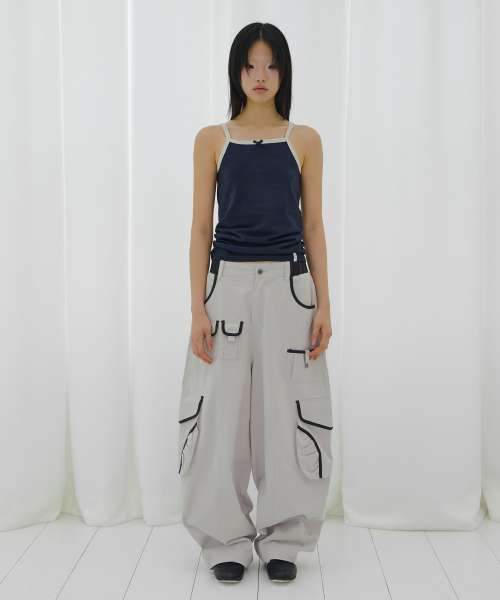 AIRY SLEEVELESS (NAVY) F26QB042