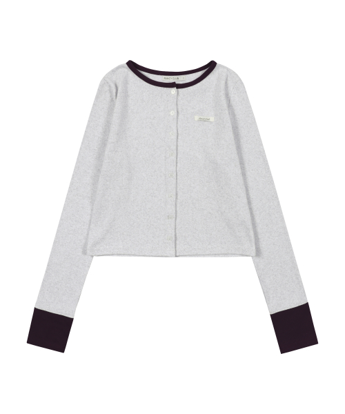 AIRY BUTTON CARDIGAN SET-UP F26041X042