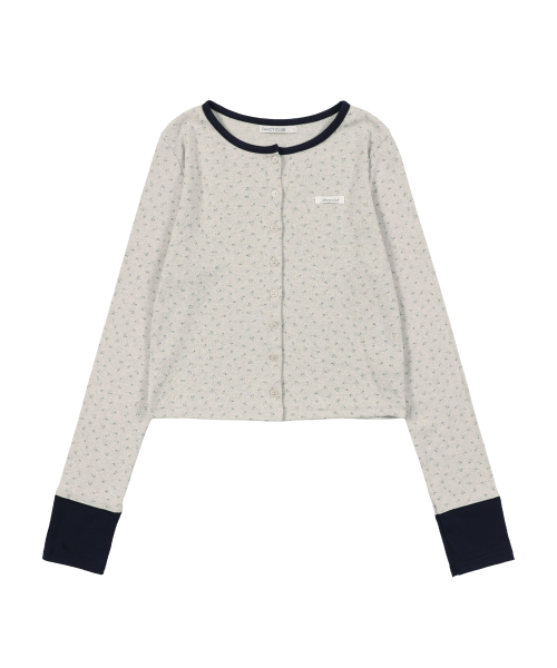 AIRY BUTTON CARDIGAN SET-UP F26041X042