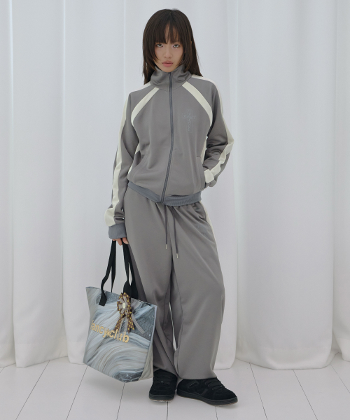 FROSS GLOSSY TRACK PANTS (KHAKI) F26QD162