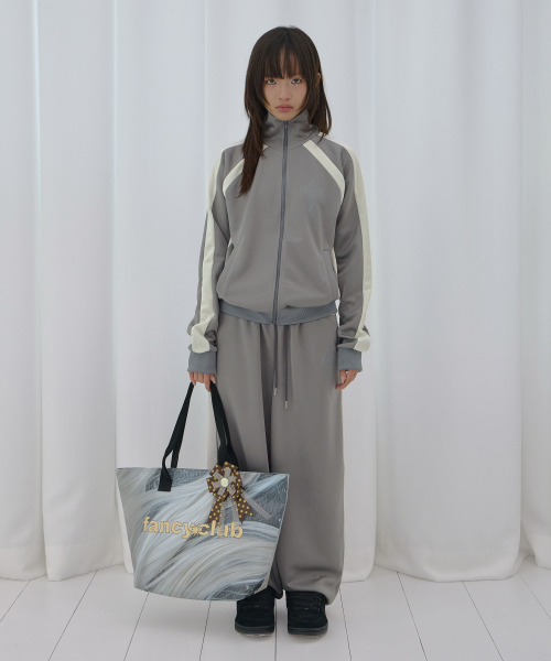 FROSS GLOSSY TRACK TOP (KHAKI) F26QB039