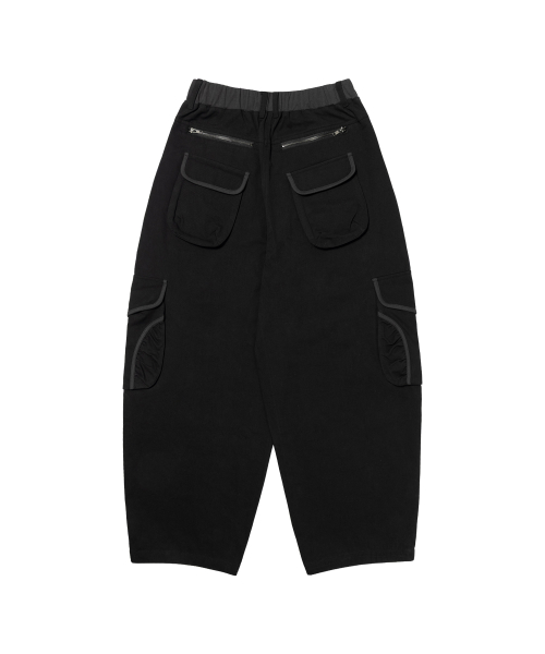 CARGO WORK BALLOON PANTS (BLACK) F26QD153