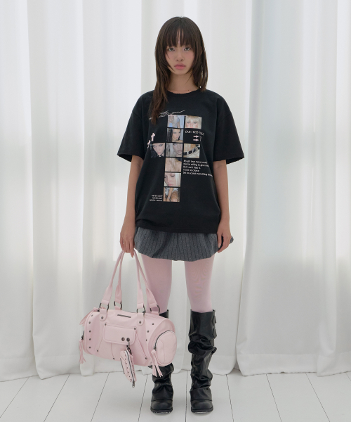 DAMAGE FEARLESS TEE (BLACK) F26QB050
