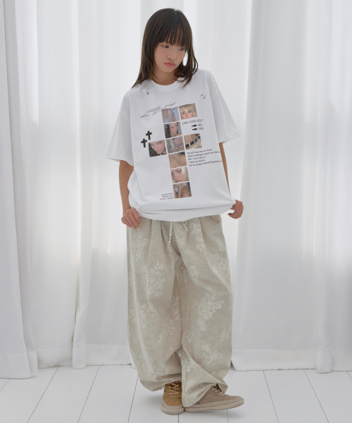 DAMAGE FEARLESS TEE (WHITE) F26QB050