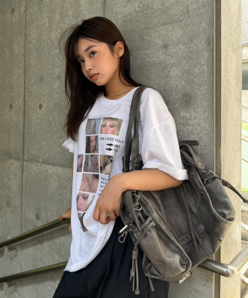 DAMAGE FEARLESS TEE (WHITE) F26QB050
