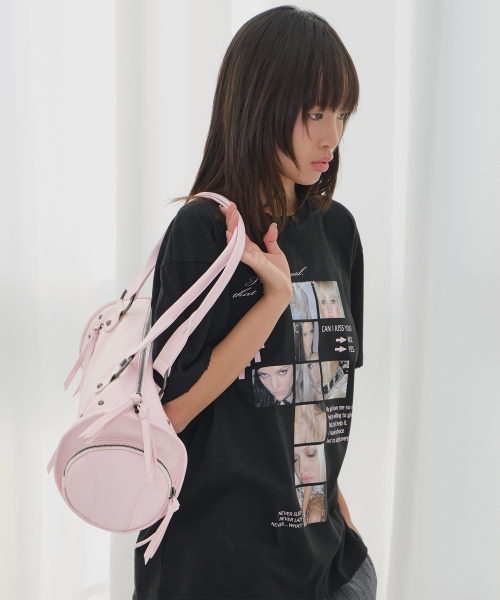 VEIL STUD BAG & WALLET (LIGHT PINK) F26QE981