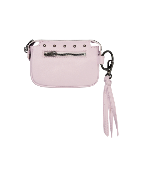 VEIL STUD BAG & WALLET (LIGHT PINK) F26QE981