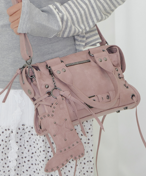 WESTERN BOOTS KEYRING (BABY PINK) F26QE987