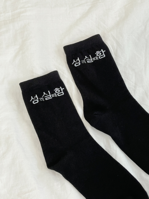 현생 사는 법 성실함 양말 세트