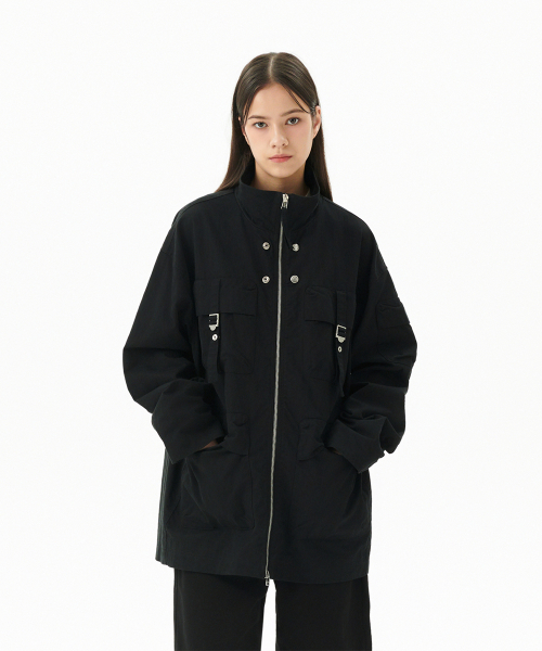 WASHED FIELD JACKET BLACK(MG2FFMB930A)