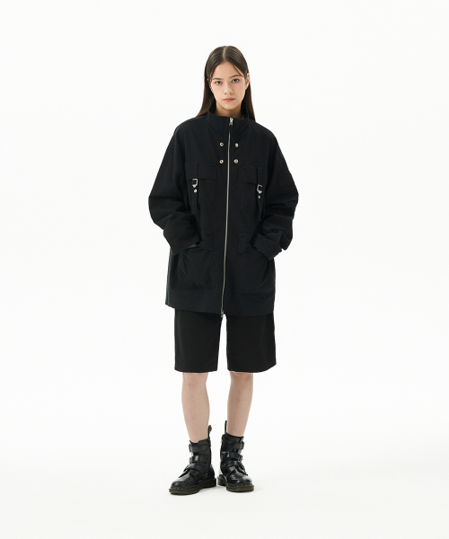 WASHED FIELD JACKET BLACK(MG2FFMB930A)