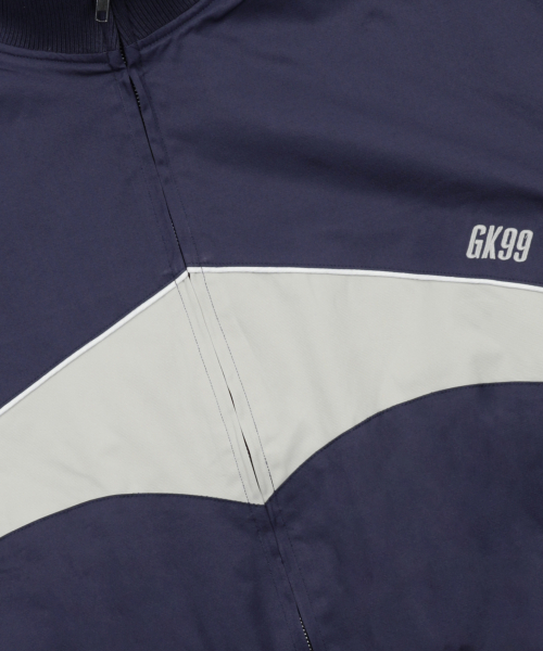GJ104 파이핑 라인 트랙 자켓 (NAVY)