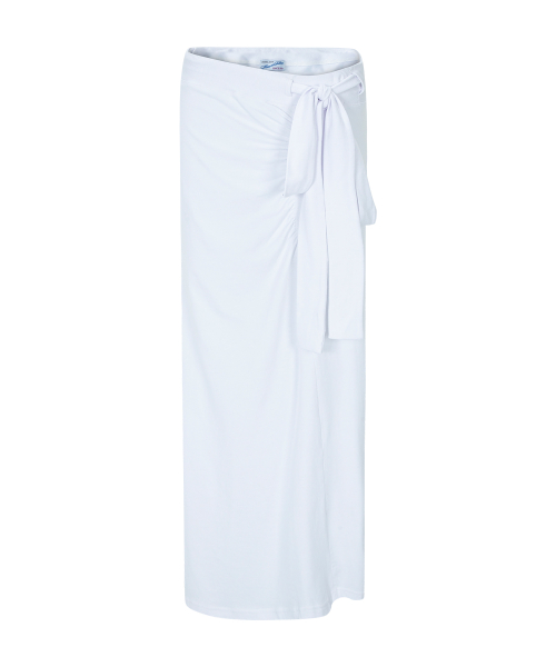 Aubrey Tie Shirring Skirts (White)