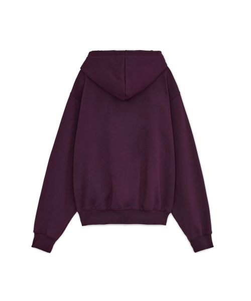 Logo Patch Hoodie Zip-up, PURPLE
