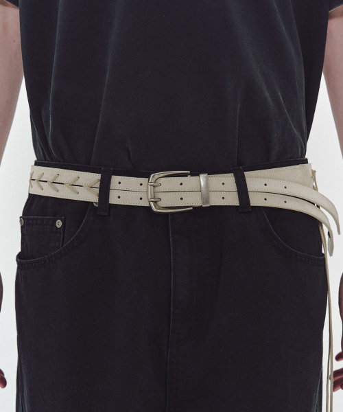 STRING BELT (LIGHT BEIGE)