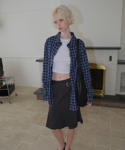 C OVER-FIT CHECK SHIRT_BLUE