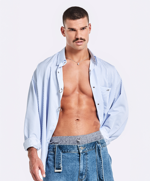 Ring Shirt - blue stripe