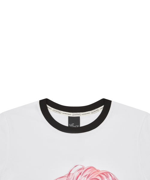 SHUGO CHARA! RINGER TEE(WHITE)
