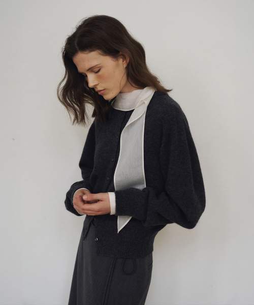 Holgament Baby Alpaca Cardigan[LMBFAU25KN289]-3color
