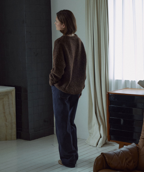 [기장선택]Nonfade Classic Straight Denim Pants[LMBFAU25DN015]-Midnight blue