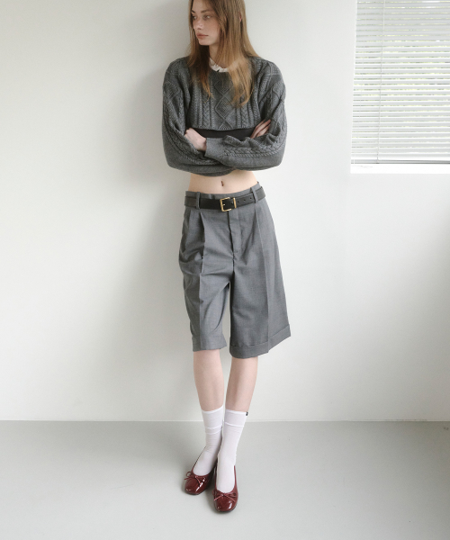 발레리나 펌프스 와인