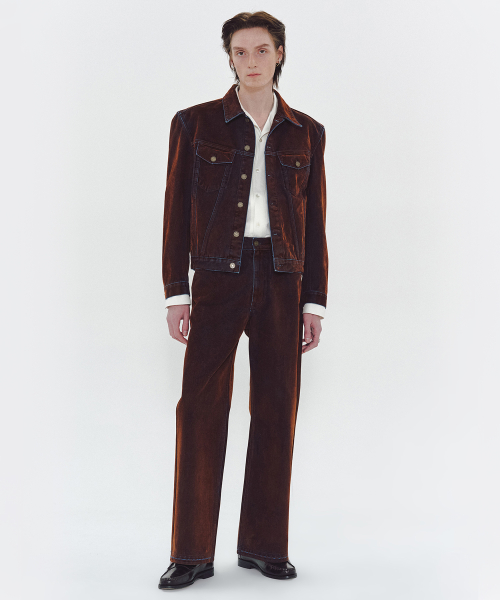 SAINT FLARE JEANS (BROWN)